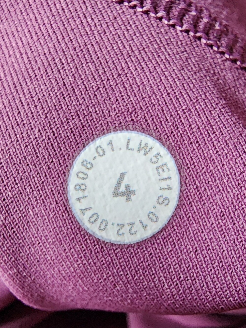 LULULEMON SWIFT SPEED HR 28" LEGGING VINTAGE PLUM SZ 4 XS LW5EI1S FLAWS G-014